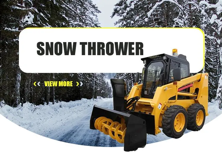 Hydraulic Snow Blower Sweeper 18MPa Snow Cleaning Machine